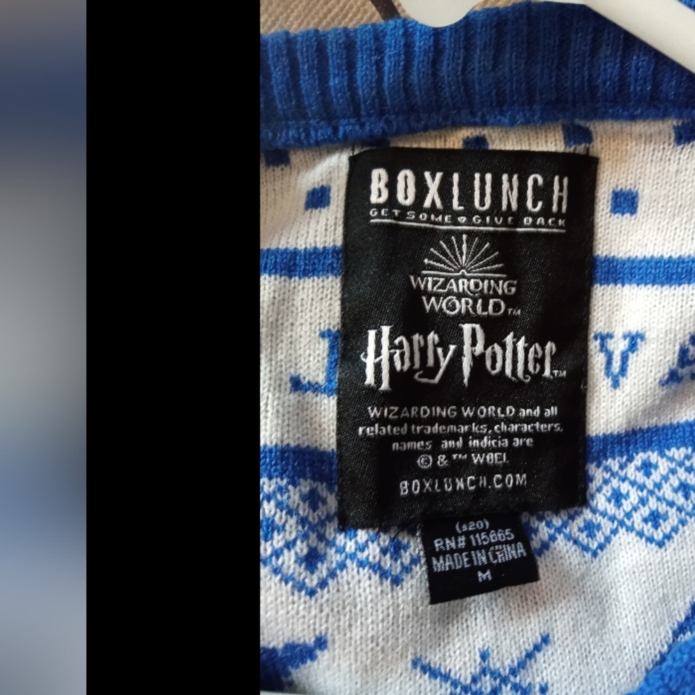 Harry Potter Ravenclaw Crest Holiday Sweater - Picture 4 of 6